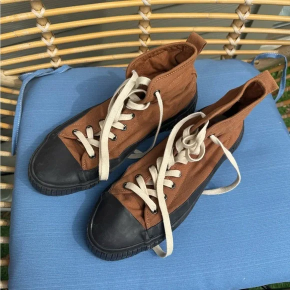 Zara brown and black men shoes - thick soles - Picture 2 of 8